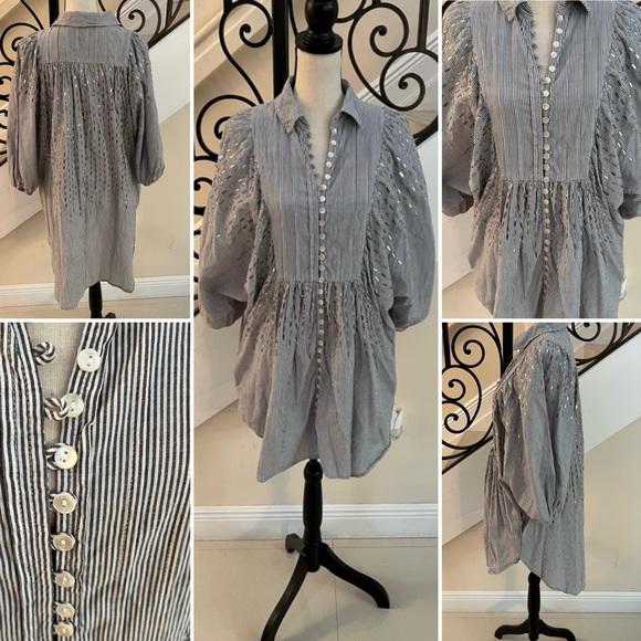 Free People Sequins Tunic - Picture 1 of 8